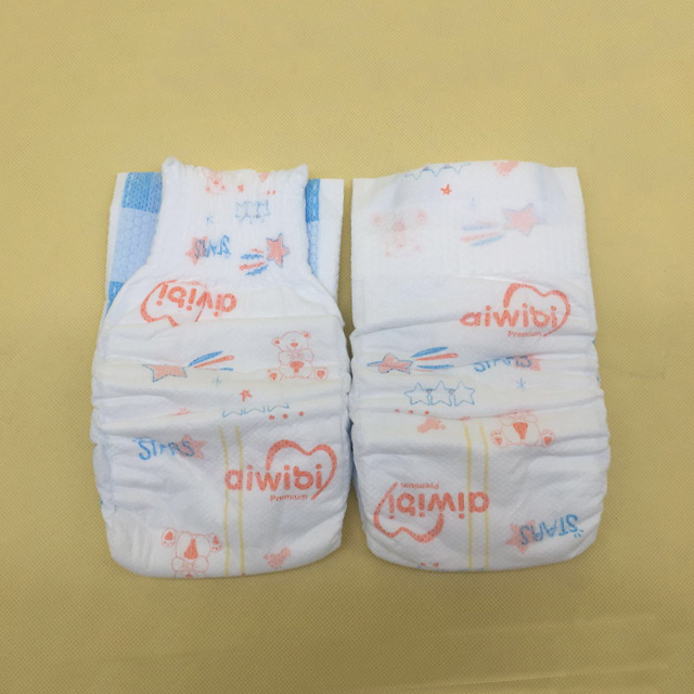 Fábrica de Aiwibi Pañales para bebés de absorción súper fina y alta con cintas de velcro