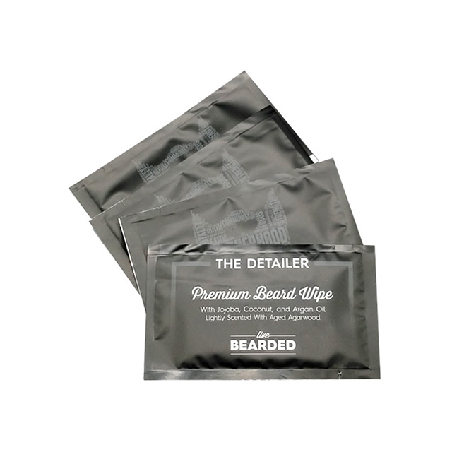 OEM prima de coco barba ligeramente perfumada toallitas húmedas masculinos