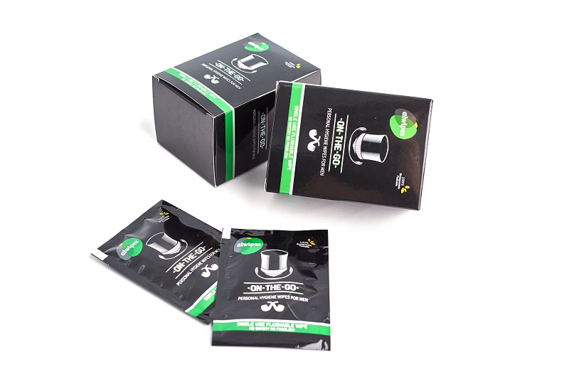 Aiwipes Men Limpieza privada toallitas húmedas 100% desechable