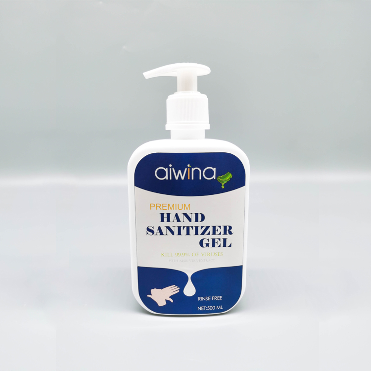 Gel desinfectante para manos con alcohol y fórmula desinfectante de 500 ml